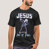 Jezus Dabbing danst kerstdag Christelijk T-shirt (Voorkant)