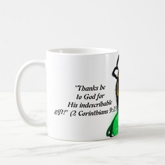 Jezus dank u koffiemok (Links)