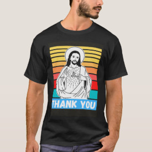 Jezus Dank U spiritueel Christelijke bijbel christ T-shirt