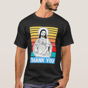 Jezus Dank U spiritueel Christelijke bijbel christ T-shirt