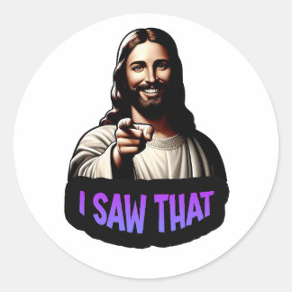 Jezus, dat heb ik gezien! - vinyl sticker decal