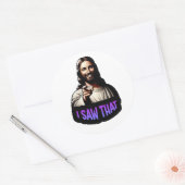 Jezus, dat heb ik gezien! - vinyl sticker decal (Envelop)