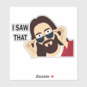 Jezus, dat zag ik sticker (Vel)