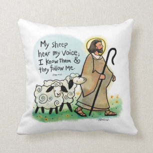 Jezus de aanpasbare kussen van de Good Shepherd
