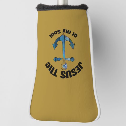 JEZUS DE ANKER VAN MIJN ZIEL GOLFHEADCOVER (Draai 90)