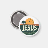 Jezus: De boom des levens Magneet (Voorkant / Achterkant)