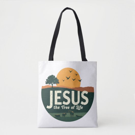 Jezus: De boom van het leven Tote Bag (Voorkant)