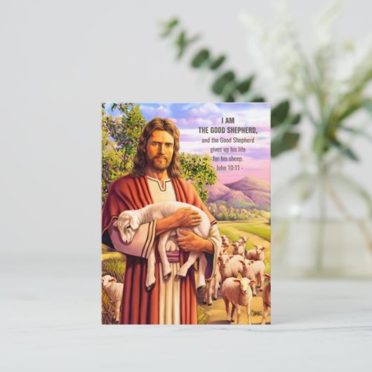 Jezus De Briefkaarten van de paaspaasschilderd (Staand voorkant)