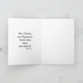 Jezus de Christus, vlekkeloos lam van God Kaart (Binnen)