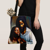 Jezus de Comforter Christelijke Art Canvas tas (Dichtbij)