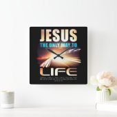 Jezus: De enige manier om Christelijk geloof te le Vierkante Klok (Huis)