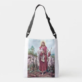 Jezus, de goede herder crossbody tas (Achterkant)
