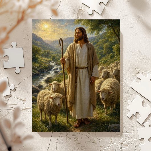 Jezus de Goede Herder in Golden Valley Legpuzzel