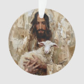 Jezus de Goede Herder met het Lam Ornament (voorkant)