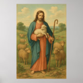 Jezus de Goede Herder Poster (Voorkant)