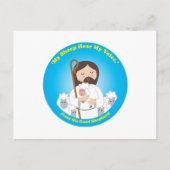 Jezus de Good Shepherd Briefkaart (Voorkant)