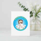 Jezus de Good Shepherd Briefkaart (Staand voorkant)