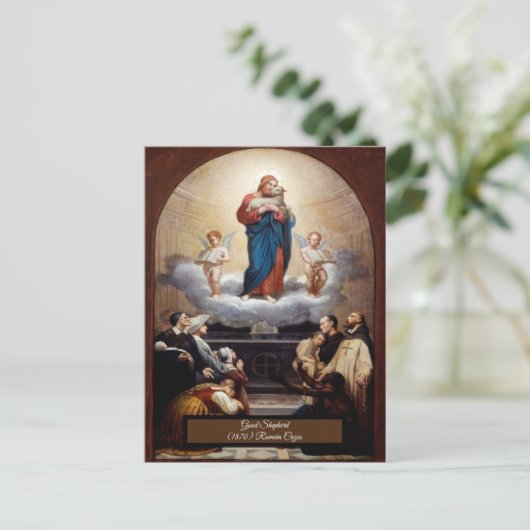 Jezus de Good Shepherd Briefkaart (Staand voorkant)