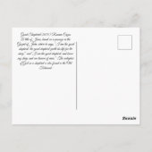 Jezus de Good Shepherd Briefkaart (Achterkant)