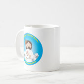 Jezus de Good Shepherd Koffiemok (Voorkant links)