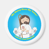 Jezus de Good Shepherd Magneet (Voorkant)
