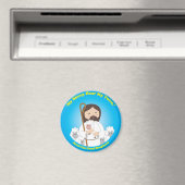 Jezus de Good Shepherd Magneet (Insitu (Vaatwasser))