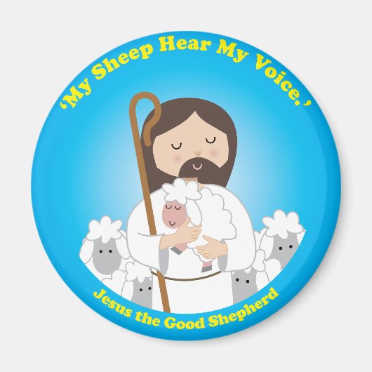 Jezus de Good Shepherd Magneet (Voorkant)