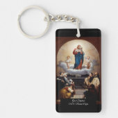 Jezus de Good Shepherd Sleutelhanger (Voorkant)