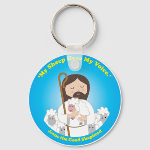 Jezus de Good Shepherd Sleutelhanger