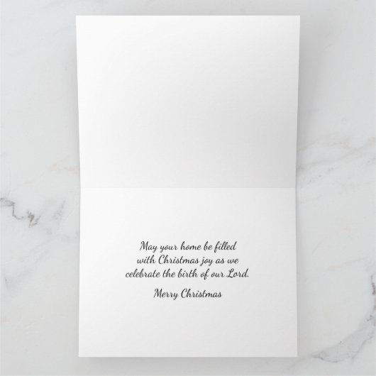 Jezus de grootste gave van alles - Tekst - Groot Kaart (Binnen)