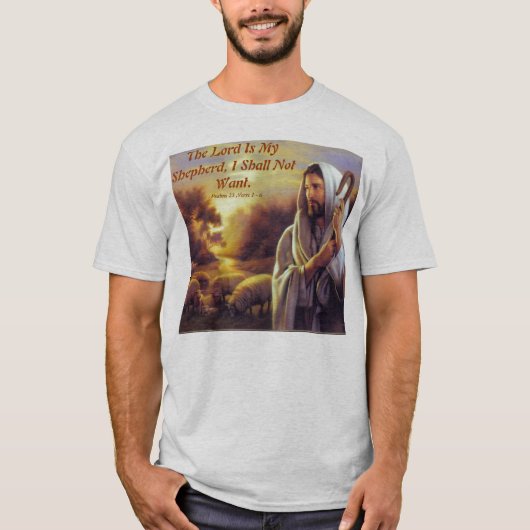 Jezus, de Heer is mijn Shepherd T/Shirt T-shirt (Voorkant)
