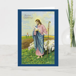 Jezus de Herder Feestdagen Kaart