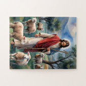 Jezus de herder legpuzzel (Horizontaal)