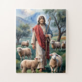 Jezus de herder legpuzzel (Verticaal)