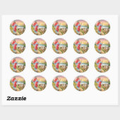 Jezus de herder ronde sticker (Vel)
