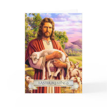 Jezus De Kaarten van de paaspaasschilderd
