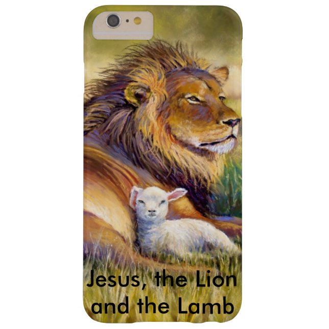 Jezus, de leeuw en de Lamb Case-Mate iPhone Case (Achterkant)