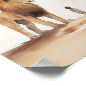 Jezus, de leeuw en het Kind, digitale print, Jezus Poster (Hoek)