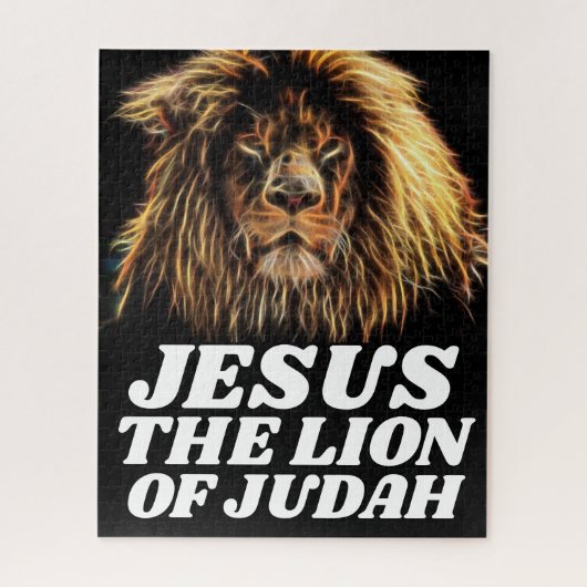 JEZUS DE LEEUW VAN JUDA CHRISTELIJKE LEGPUZZEL (Verticaal)