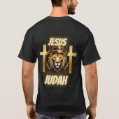 Jezus de Leeuw van Juda T-shirt (Achterkant)