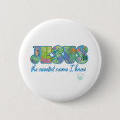 Jezus, de liefste naam die ik ken ronde button 5,7 cm (Voorkant)