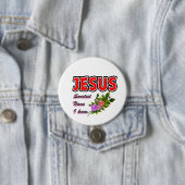Jezus de liefste naam ronde button 7,6 cm (In situ)