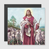Jezus, de magnetische kaart van Shepherd (Voorkant / Achterkant)