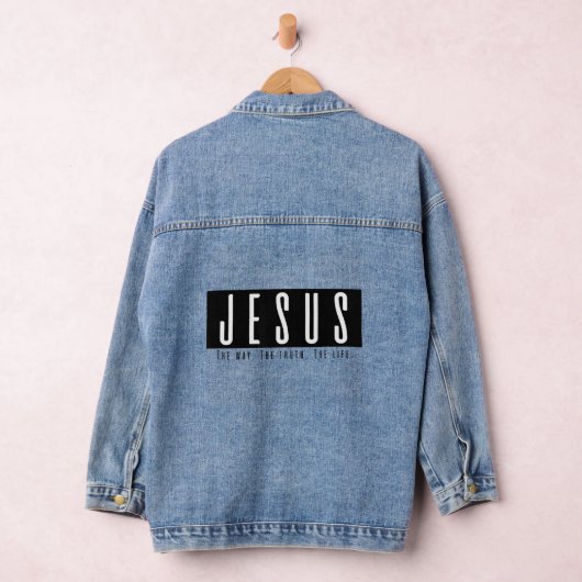 Jezus de manier waarop de waarheid het leven denim jacket (Hangar)