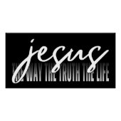 Jezus de manier waarop de waarheid het leven perfect poster (Voorkant)