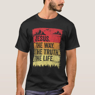 Jezus de manier waarop het waarheidsleven vrouwen  t-shirt