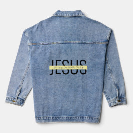Jezus: De manier waarop waarheid geel is Denim Jacket