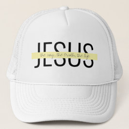 Jezus: De manier waarop waarheid geel is Trucker Pet