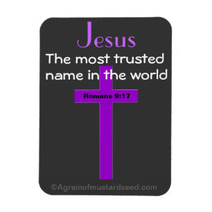 Jezus de meest vertrouwde naam magneet
