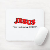 Jezus, de onbetwiste baas muismat (Met muis)